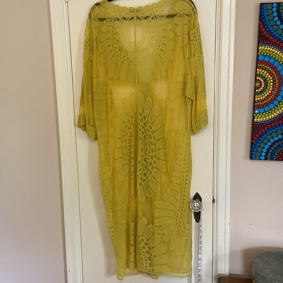 Cotton-blend lace cover / kimono - Picture 7 of 10